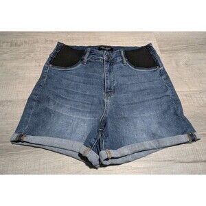 Judy Blue Maternity Jean Shorts Baby's On The Way JB91502 Women's Size 1XL